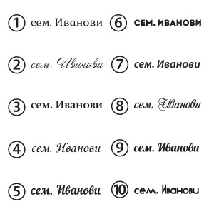 Табелка за врата 33